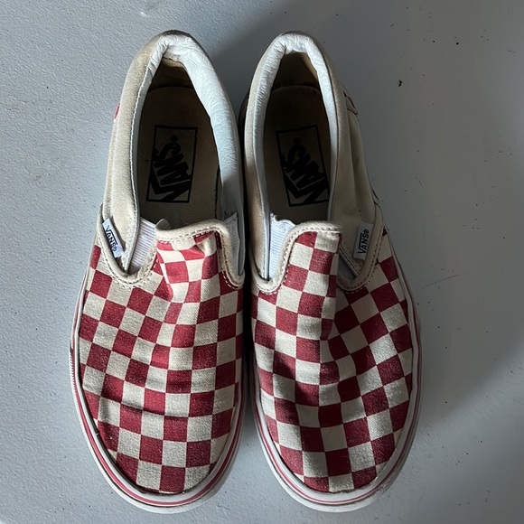 Vans Shoes Asher Vans Red Checker Poshmark